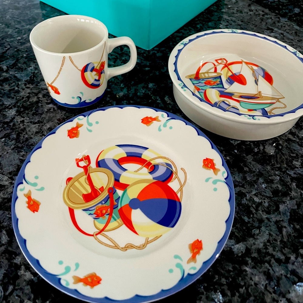 Tiffany & Co Baby/Child Plate set